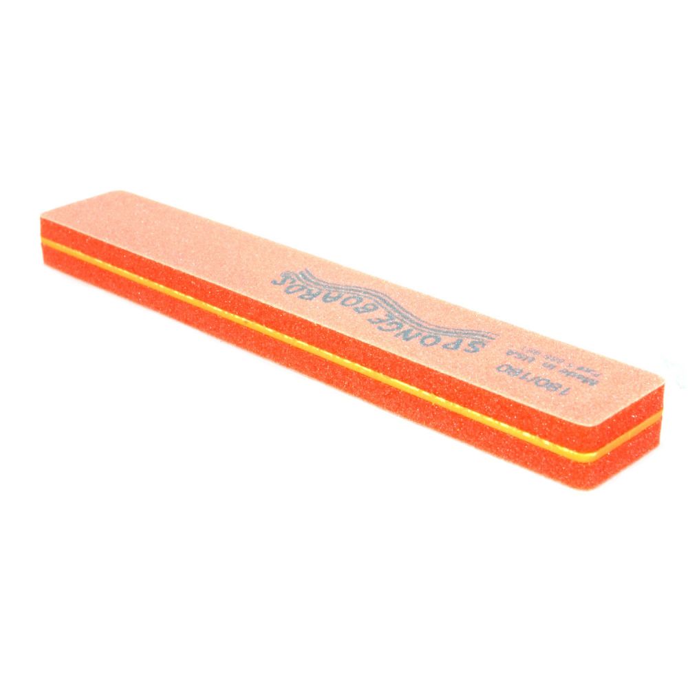 SPONGE BOARD Jumbo - шліфувальник спонжевий широкий помаранчевий 180/180