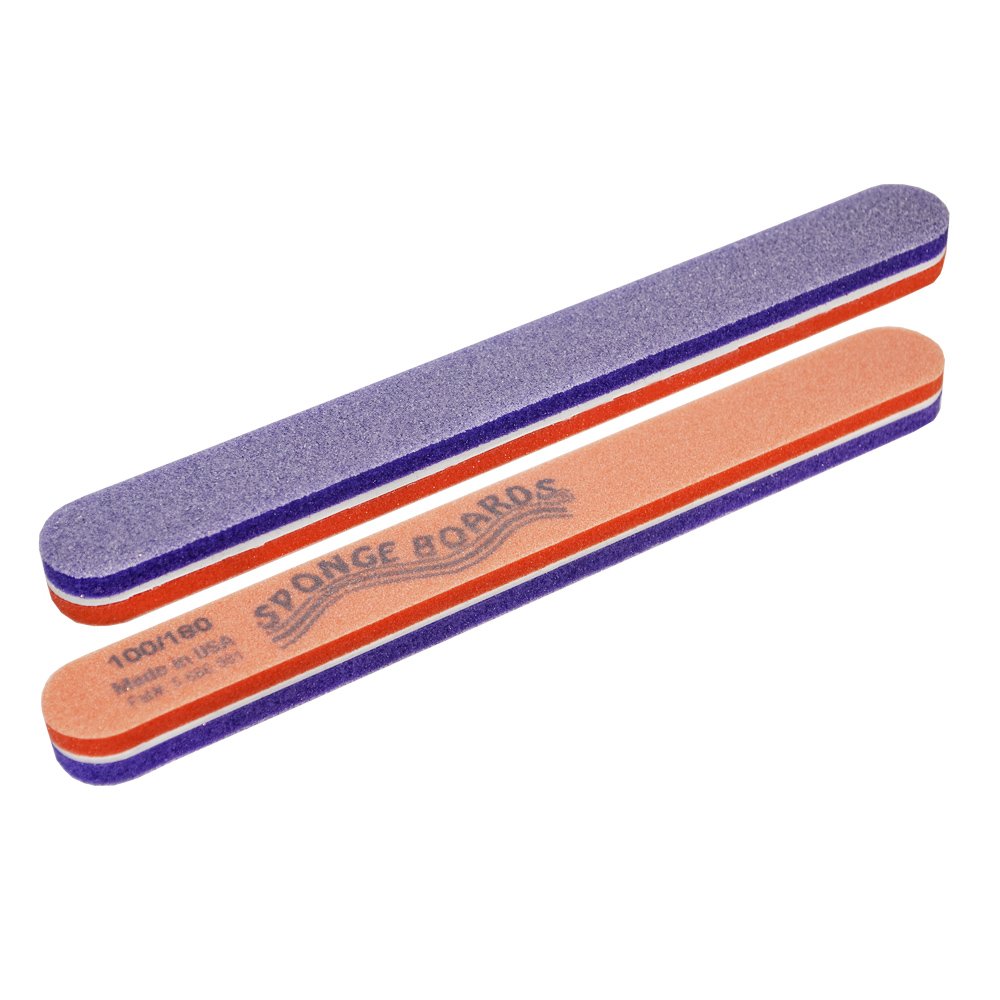 SPONGE BOARD Standard - шліфувальник спонжевий фіолетовий / помаранчевий 100/180