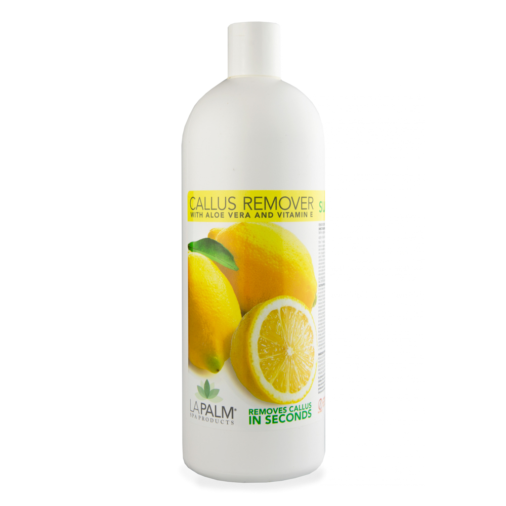 LA PALM Callus Remover, Super Lemon - Засіб для видалення мозолів і натоптишів, 946 мл