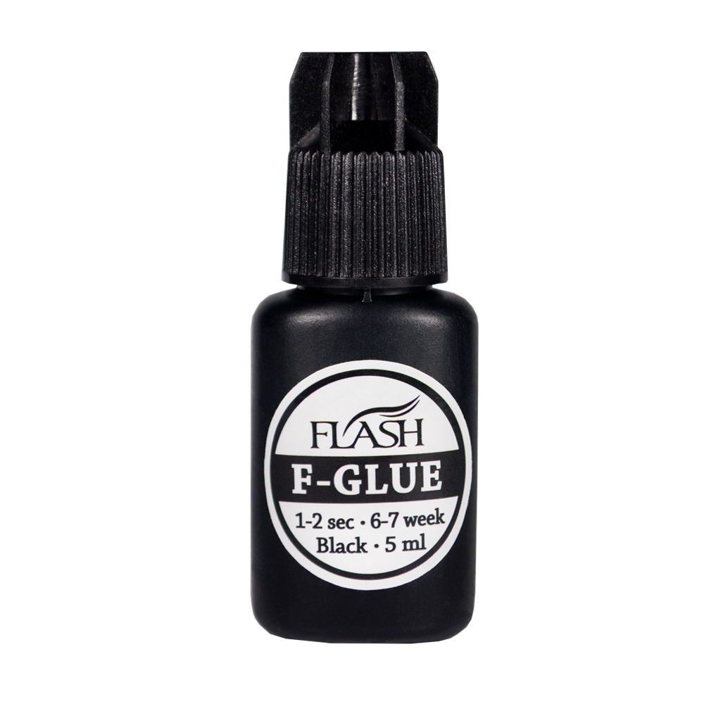 FLASH F-Glue - Клей для нарощування вій, 1-2 сек, 6-7 тижнів, чорний