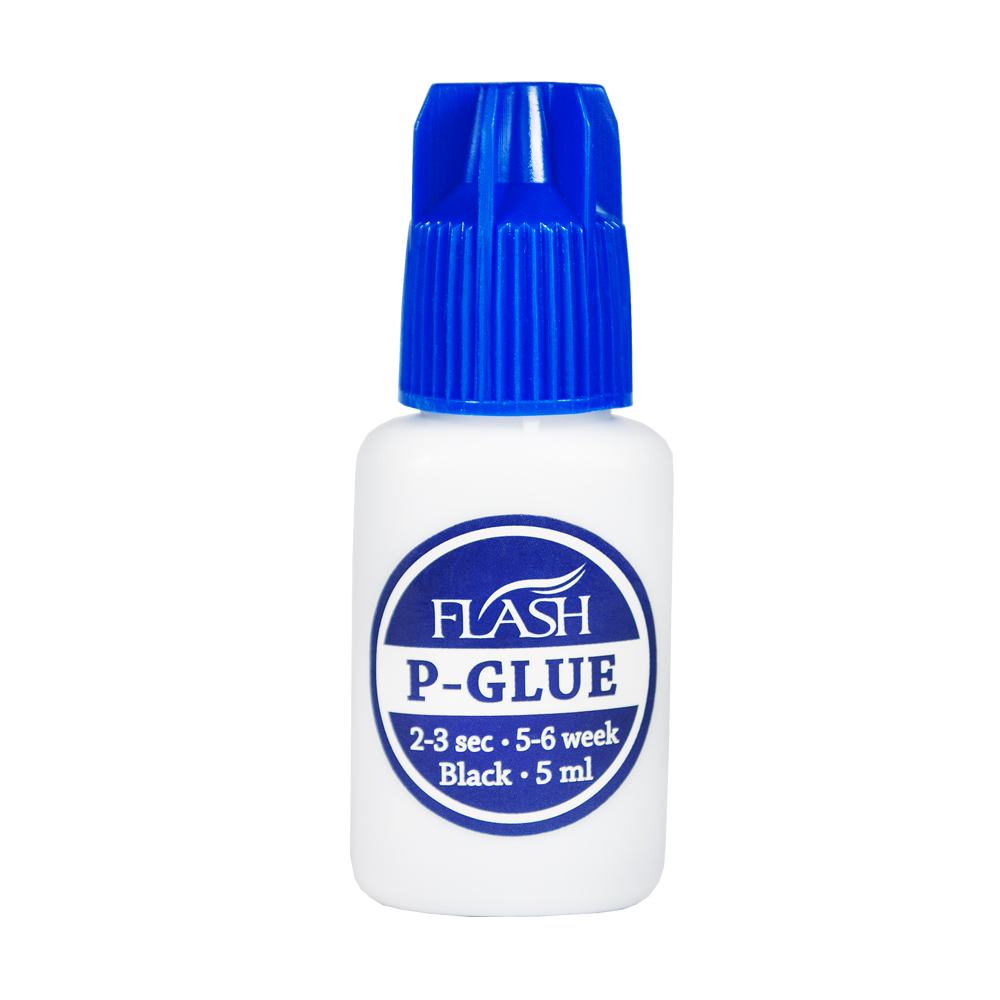 FLASH P-Glue - Клей для нарощування вій, 2-3 сек, 5-6 тижнів, чорний