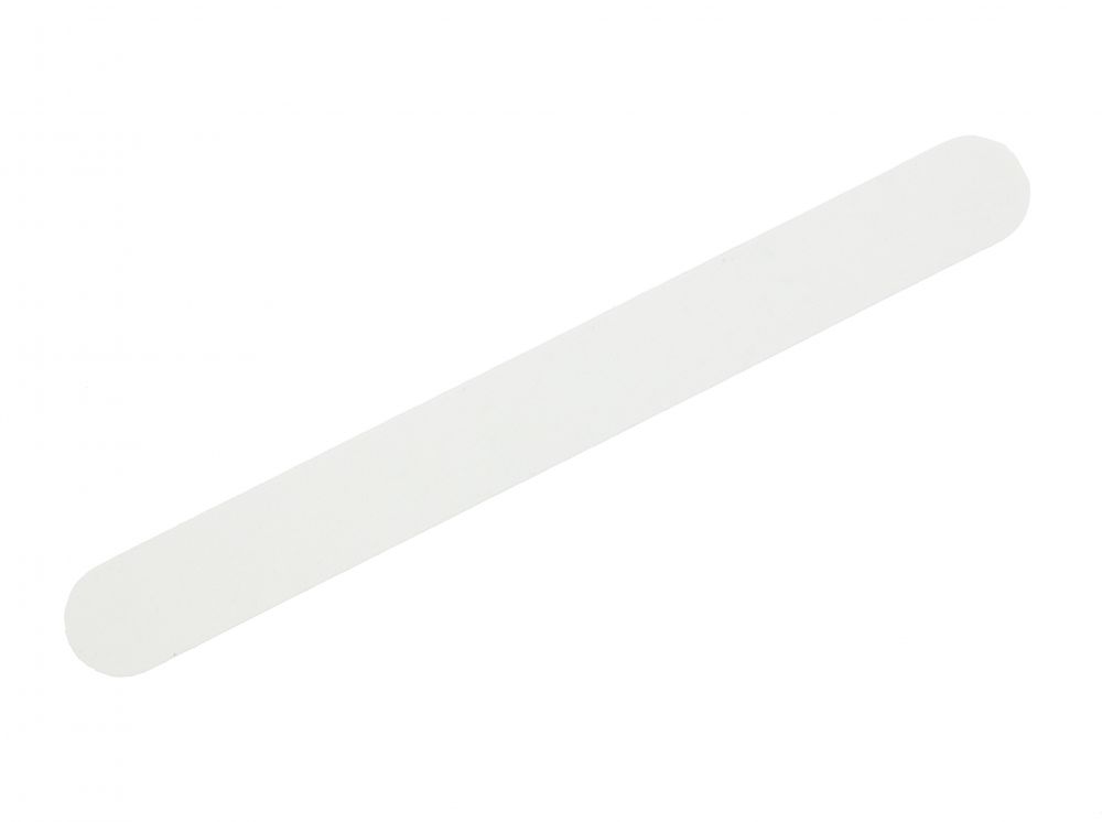 CROMA Пилка для манікюру 120/180 дерев'яна пряма біла, набір 100 шт