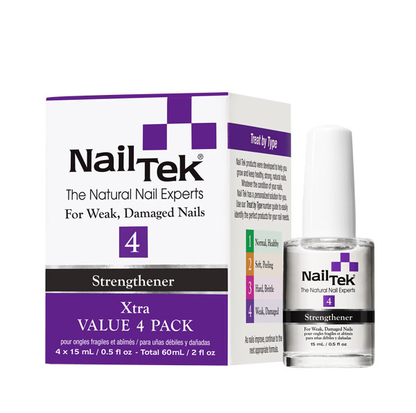 NAIL TEK Xtra 4 - Засіб для дуже слабких і тонких нігтів, 15 мл