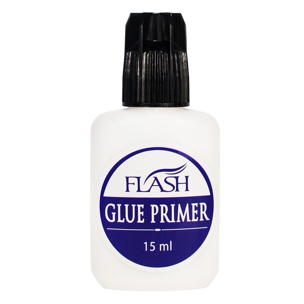 FLASH Glue Primer - Праймер для нарощування вій, прозорий, 15 мл