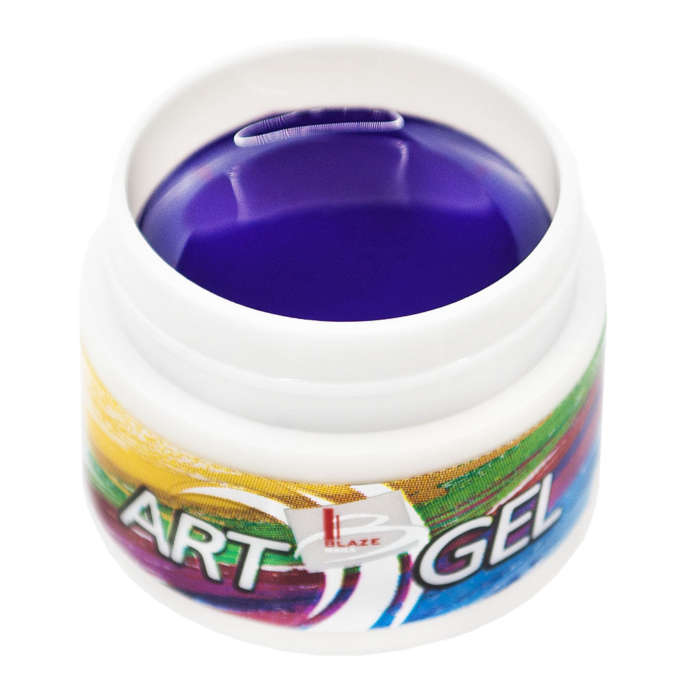 BLAZE Art Gel, Violet - Гель-фарба фіолетова, 5 мл