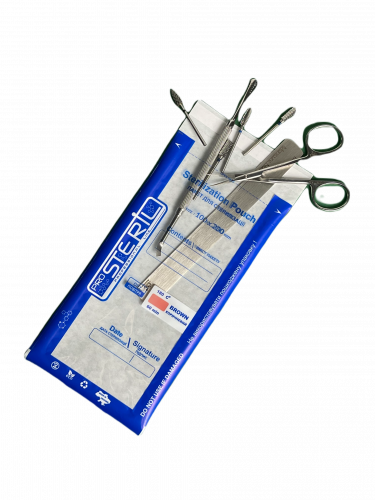 Крафт-пакети для стерилізації ProSteril 100х200 мм прозорі 100 шт/уп
